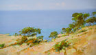 Original art for sale at UGallery.com | Big Sur by Vahe Yeremyan | $2,650 | oil painting | 32' h x 55' w | thumbnail 1