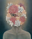 Original art for sale at UGallery.com | Dahlia by Agnieszka Potrzebnicka | $500 | oil painting | 9' h x 7' w | thumbnail 1