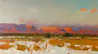 Original art for sale at UGallery.com | Canyon Road by Vahe Yeremyan | $2,700 | oil painting | 29.5' h x 55' w | thumbnail 1