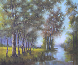 Under the Canopy by Gail Greene |  Side View of Artwork 