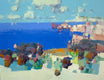 Original art for sale at UGallery.com | Bay Cliffs by Vahe Yeremyan | $3,100 | oil painting | 34' h x 44' w | thumbnail 1