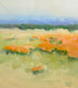 Original art for sale at UGallery.com | Yellow Valley by Vahe Yeremyan | $2,500 | oil painting | 29.5' h x 44' w | thumbnail 3