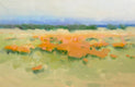 Original art for sale at UGallery.com | Yellow Valley by Vahe Yeremyan | $2,500 | oil painting | 29.5' h x 44' w | thumbnail 1