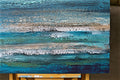 Original art for sale at UGallery.com | Waiting for the Stars to Fall by Alicia Dunn | $500 | mixed media artwork | 24' h x 24' w | thumbnail 4