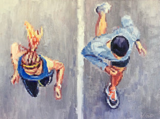 Running Together - Commission by Warren Keating |  Context View of Artwork 