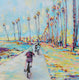 Original art for sale at UGallery.com | Wheels by Marie-Eve Champagne | $600 | acrylic painting | 24' h x 24' w | thumbnail 1