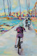 Original art for sale at UGallery.com | Wheels by Marie-Eve Champagne | $600 | acrylic painting | 24' h x 24' w | thumbnail 4