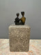 Original art for sale at UGallery.com | Caress in Bronze by Yenny Cocq | $400 | sculpture | 5' h x 3' w | thumbnail 3