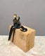 Original art for sale at UGallery.com | Caress with Cat by Yenny Cocq | $500 | sculpture | 5' h x 4' w | thumbnail 2