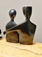 Original art for sale at UGallery.com | Caress with Cat by Yenny Cocq | $500 | sculpture | 5' h x 4' w | thumbnail 4