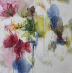 oil painting by Naoko Paluszak titled Blossom Evolution XVIII