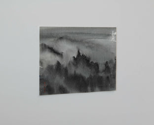 Mountain Reverie Series 14 by Siyuan Ma |  Side View of Artwork 